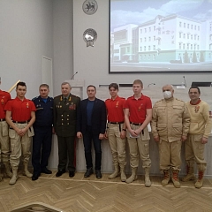 Награждение медалями «Юнармейская доблесть»