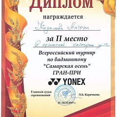 Успехи наших учеников: Кодолов Антон