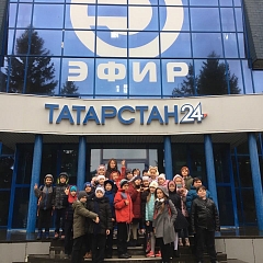 экскурсия на телекомпанию "Эфир".